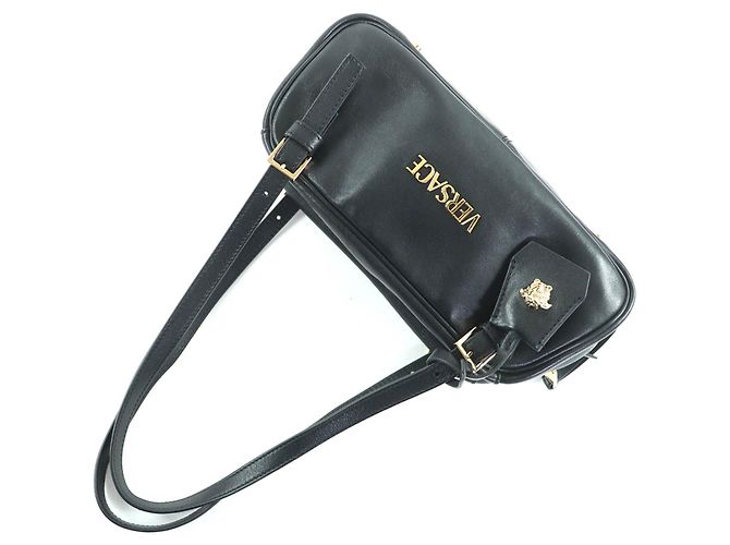 Borsa Versace in pelle Nappa Nero - vista 6