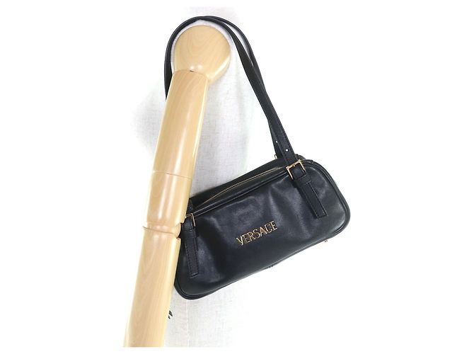 Borsa Versace in pelle Nappa Nero - vista 8