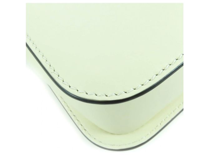 Borsa a tracolla in pelle Valentino Garavani Beige Crudo - vista 9