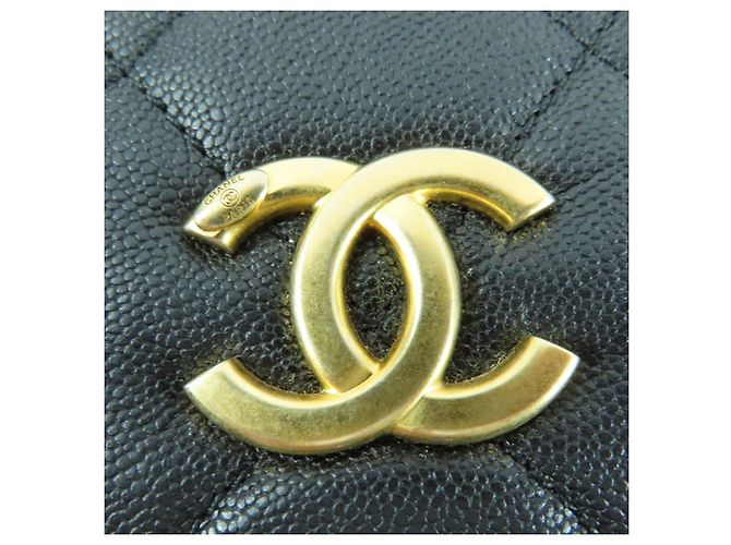 Borsa 2way Chanel Matelasse COCO Mark Caviar Nero - vista 11