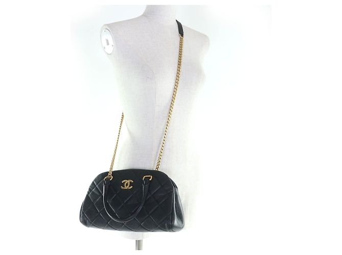 Borsa 2way Chanel Matelasse COCO Mark Caviar Nero - vista 5