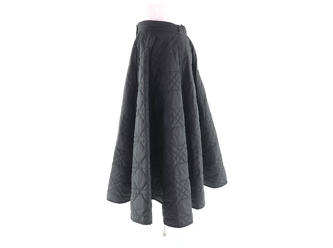 Falda de poliéster Christian Dior Negro - vista 3