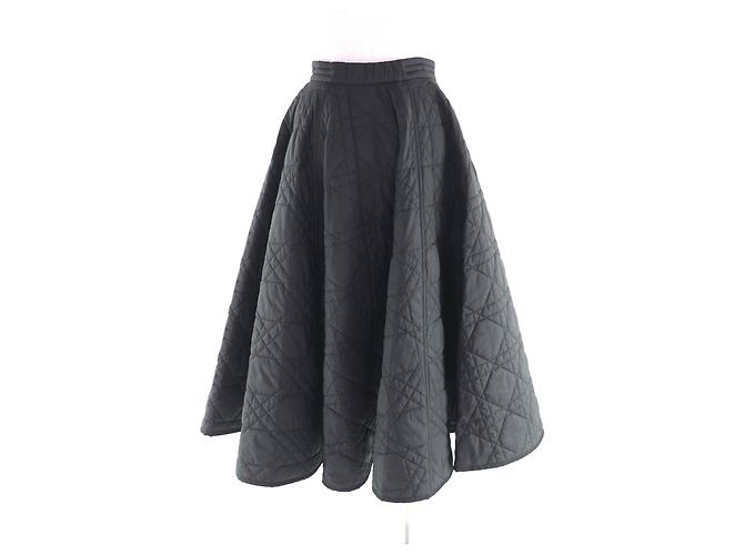Falda de poliéster Christian Dior Negro - vista 4