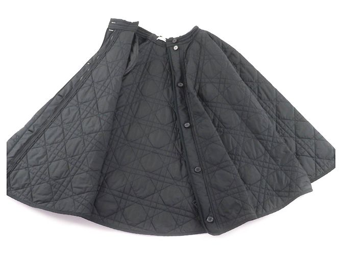 Falda de poliéster Christian Dior Negro - vista 5