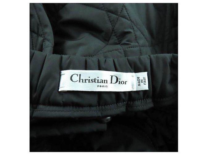 Falda de poliéster Christian Dior Negro - vista 7