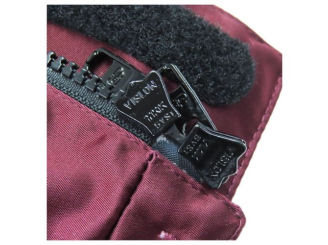 Chaqueta Balenciaga de nailon Grape Castaño Burdeos - vista 4