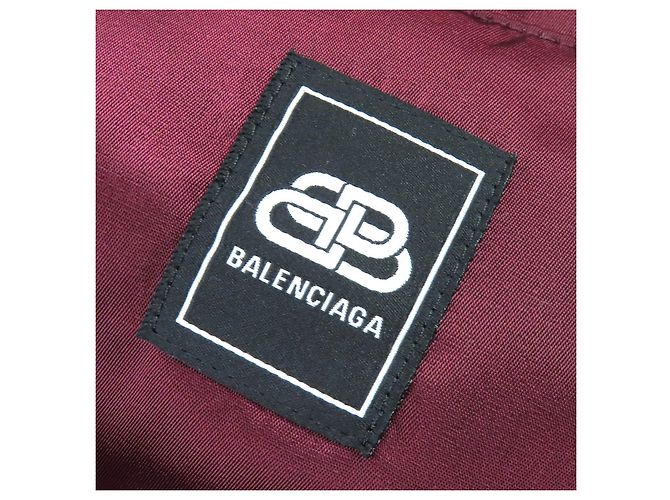 Chaqueta Balenciaga de nailon Grape Castaño Burdeos - vista 5