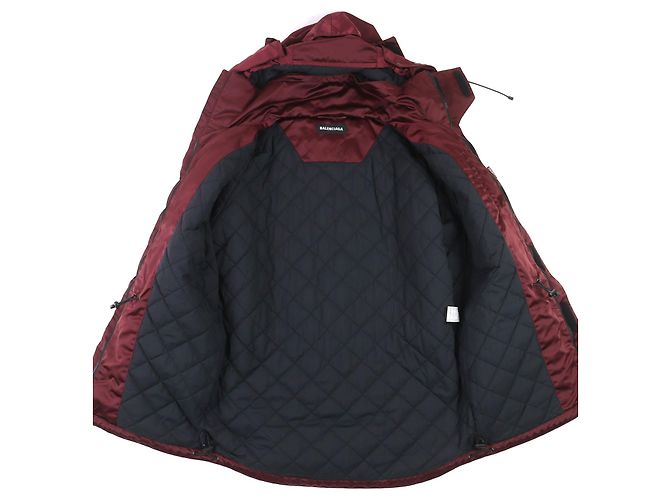 Chaqueta Balenciaga de nailon Grape Castaño Burdeos - vista 7