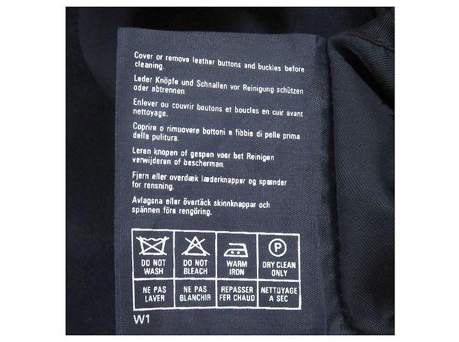 Chaqueta de lana Burberrys Azul Azul marino - vista 10