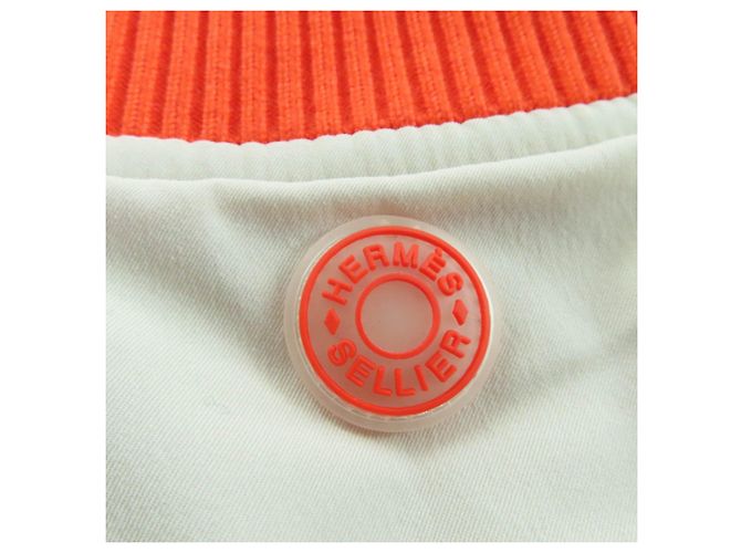 Chaqueta de nailon Hermès Beige Naranja - vista 6