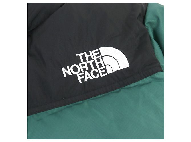 THE NORTH FACE Giacca Nuptse Giacca in Piuma Verde - vista 7