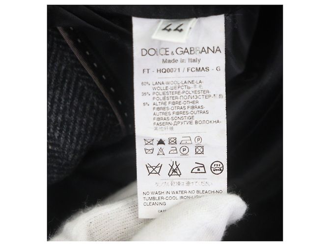 Dolce & Gabbana Abrigo de lana Dolce&Gabbana MARTINI Castaño - vista 10
