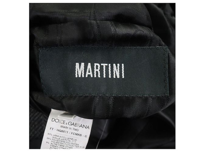 Dolce & Gabbana Abrigo de lana Dolce&Gabbana MARTINI Castaño - vista 9