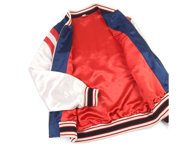 Chaqueta de algodón Gucci Sukajan GG Blade Multicolor - vista 3