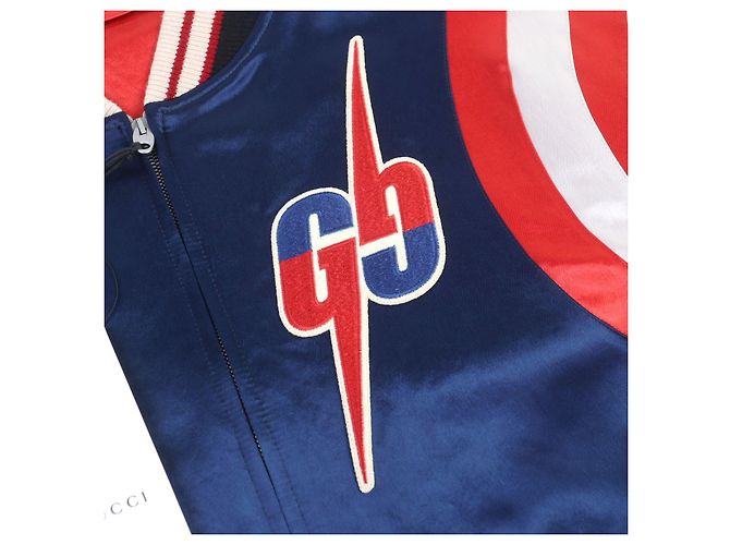 Chaqueta de algodón Gucci Sukajan GG Blade Multicolor - vista 7
