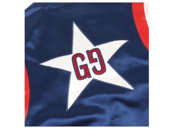 Chaqueta de algodón Gucci Sukajan GG Blade Multicolor - vista 8