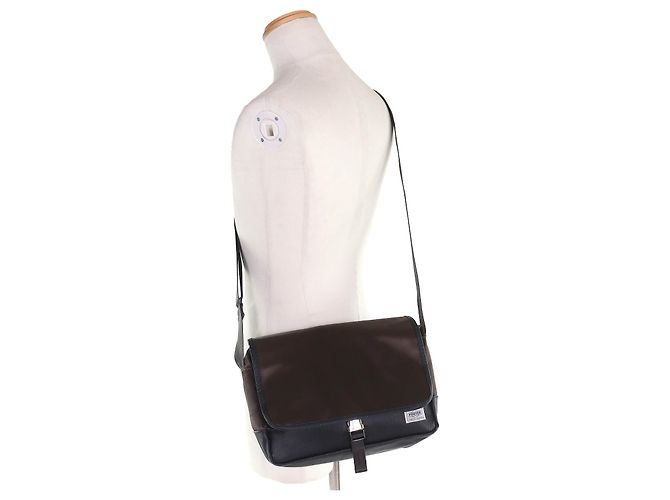 Autre Marque PORTER SACS BAR Borsa a tracolla in nylon Marrone - vista 8