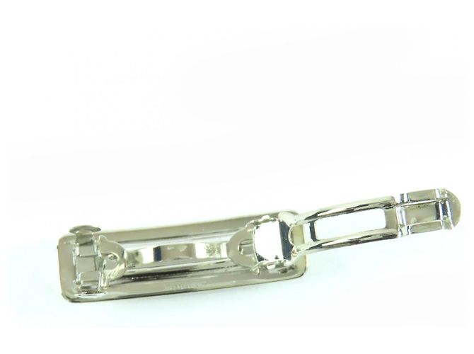 Miu Miu Fermi capelli MIUMIU con logo in strass Argento - vista 5