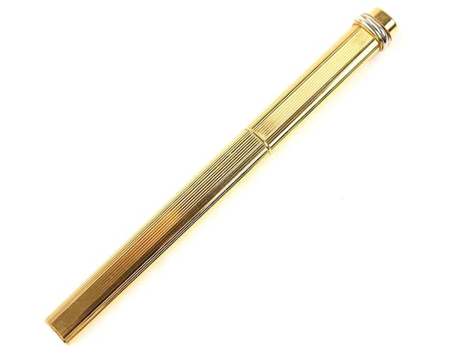 Penna a sfera Cartier Trinity Stripe D'oro - vista 2