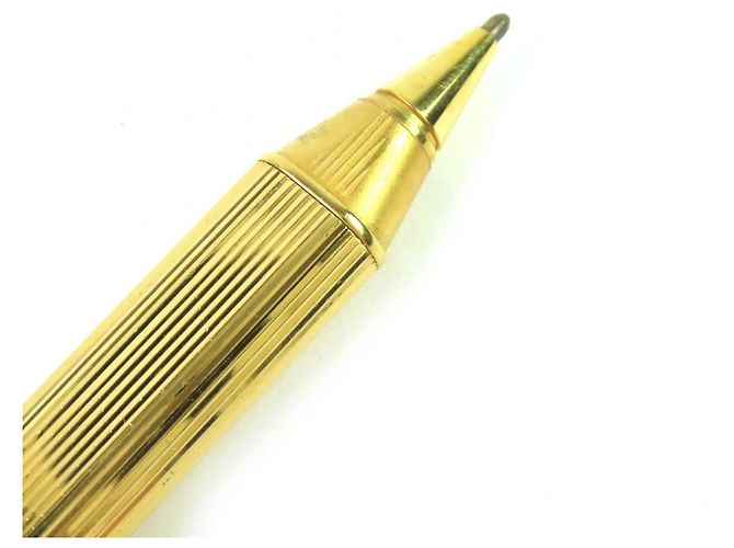 Penna a sfera Cartier Trinity Stripe D'oro - vista 4