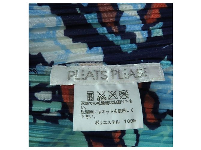 Issey Miyake PLEATS PLEASE World Map Ocean Kleid aus Polyester Mehrfarben - Ansicht 5