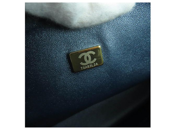 Borsa a tracolla Chanel Matrasse 25 Denim Blu - vista 13