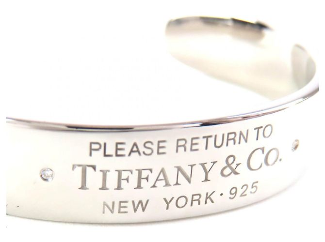 Tiffany & Co Bracciale rigido Tiffany&Co. AG925 Argento - vista 6