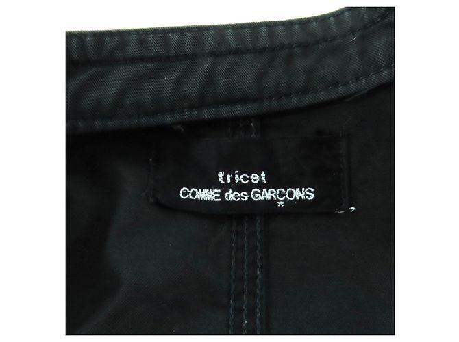 Autre Marque Chaqueta de algodón tricot COMME des GARCONS Negro - vista 6