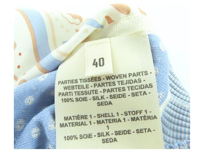 Top de seda Hermès 40 Multicolor - vista 7