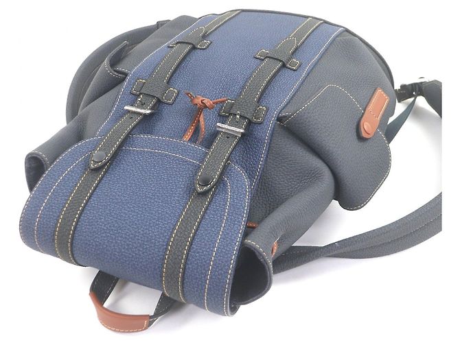 Zaino Louis Vuitton Christopher PM Denim Blu - vista 6