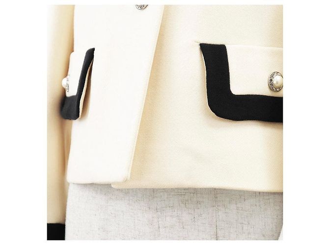 Chaqueta Miu Miu 100% Lana Blanco - vista 12