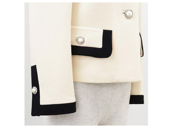 Chaqueta Miu Miu 100% Lana Blanco - vista 13