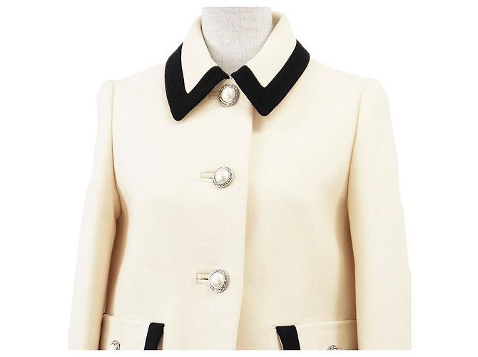 Chaqueta Miu Miu 100% Lana Blanco - vista 2