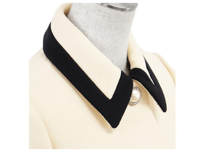 Chaqueta Miu Miu 100% Lana Blanco - vista 3
