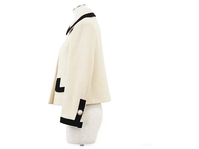 Chaqueta Miu Miu 100% Lana Blanco - vista 5