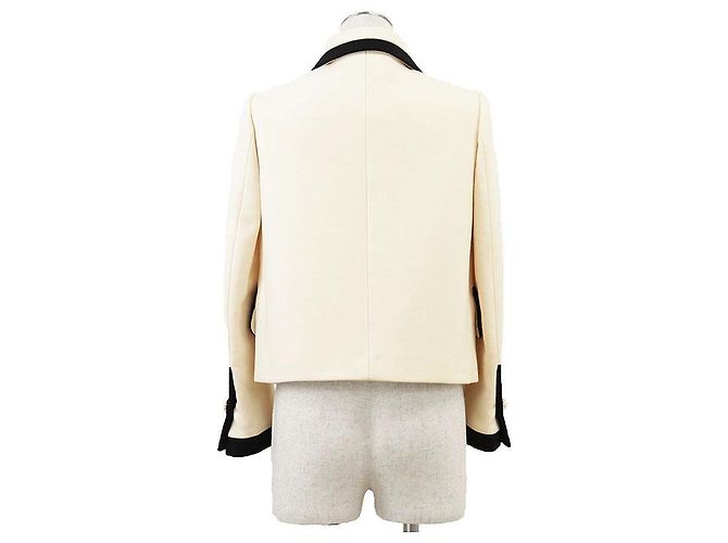 Chaqueta Miu Miu 100% Lana Blanco - vista 7