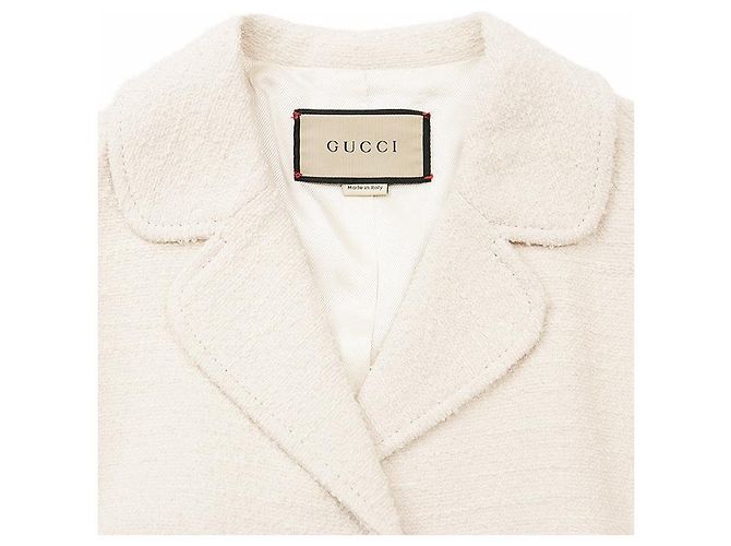 Chaqueta de tweed bouclé Gucci Crudo - vista 11