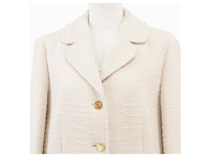 Chaqueta de tweed bouclé Gucci Crudo - vista 2