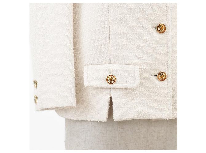 Chaqueta de tweed bouclé Gucci Crudo - vista 4
