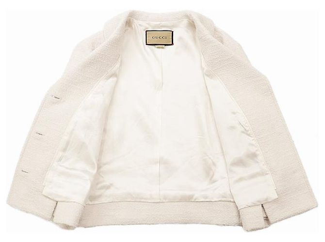 Chaqueta de tweed bouclé Gucci Crudo - vista 7