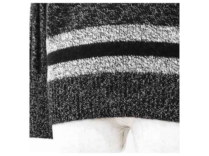 Jersey de cachemira Chanel COCO Mark Castaño Negro - vista 14
