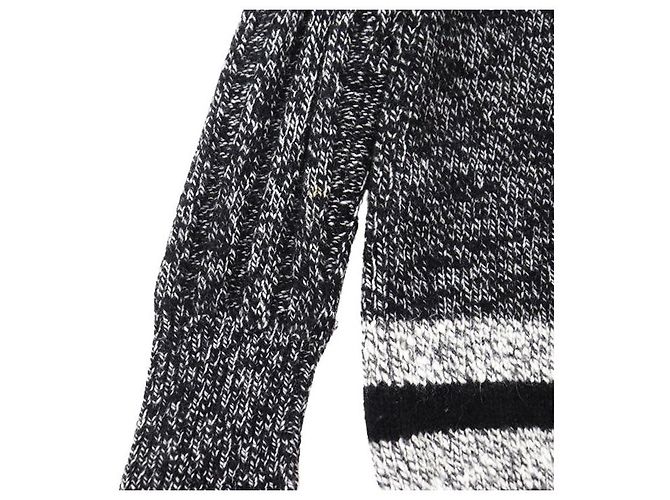 Jersey de cachemira Chanel COCO Mark Castaño Negro - vista 5