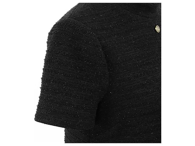 Gucci GG Interlocking Tweed-Kleid Schwarz - Ansicht 13