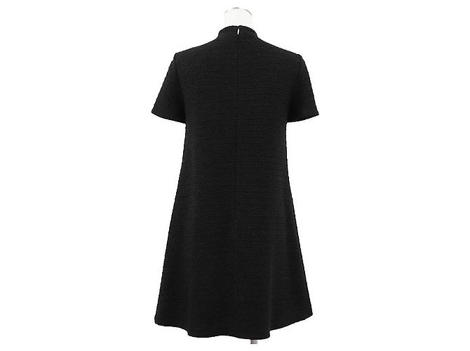 Gucci GG Interlocking Tweed-Kleid Schwarz - Ansicht 5