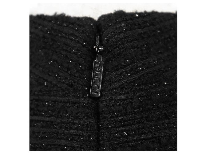 Gucci GG Interlocking Tweed-Kleid Schwarz - Ansicht 6
