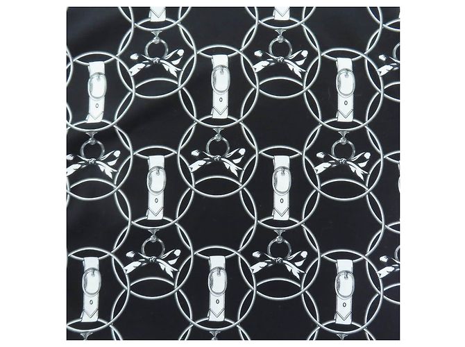 Vestido de algodón Hermès La Promenade du Matin 34 Negro - vista 5