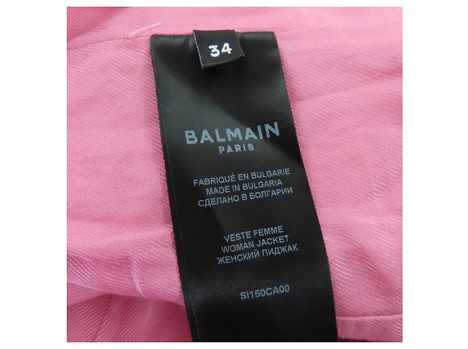 Autre Marque Conjunto de dos piezas de tweed Balmain Rosa - vista 11