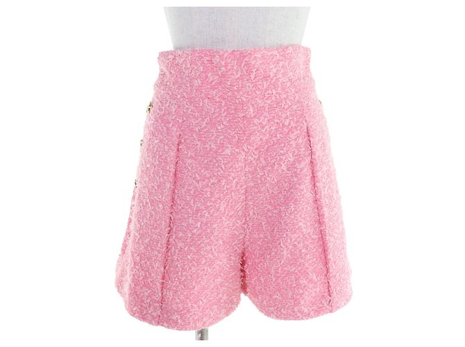 Autre Marque Conjunto de dos piezas de tweed Balmain Rosa - vista 6