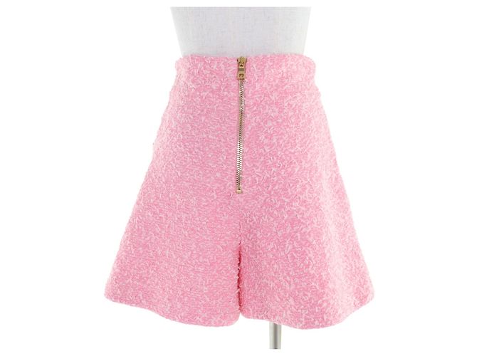 Autre Marque Conjunto de dos piezas de tweed Balmain Rosa - vista 7