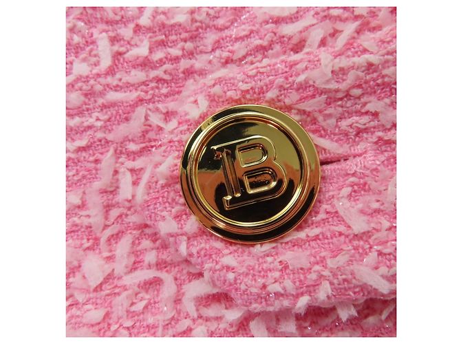 Autre Marque Conjunto de dos piezas de tweed Balmain Rosa - vista 9